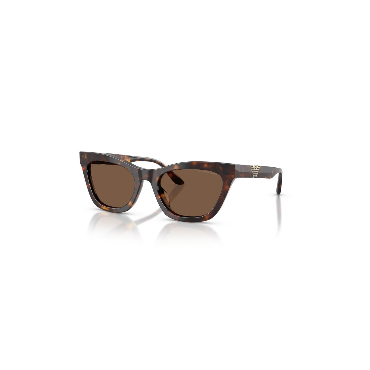 Emporio Armani Occhiali Da Sole Donna Cat Eye Acetato Marrone