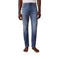 Jeans Uomo Calvin Klein Blu Con Chiusura Zip E Bottone Primavera Estate