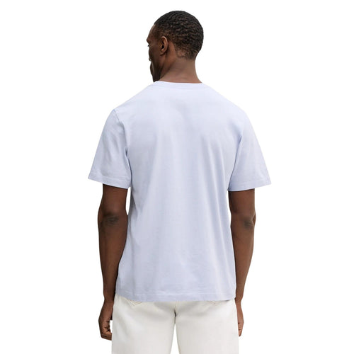 Calvin Klein Jeans T Shirt Uomo Blu Stampa Cotone 100 Maniche Corte