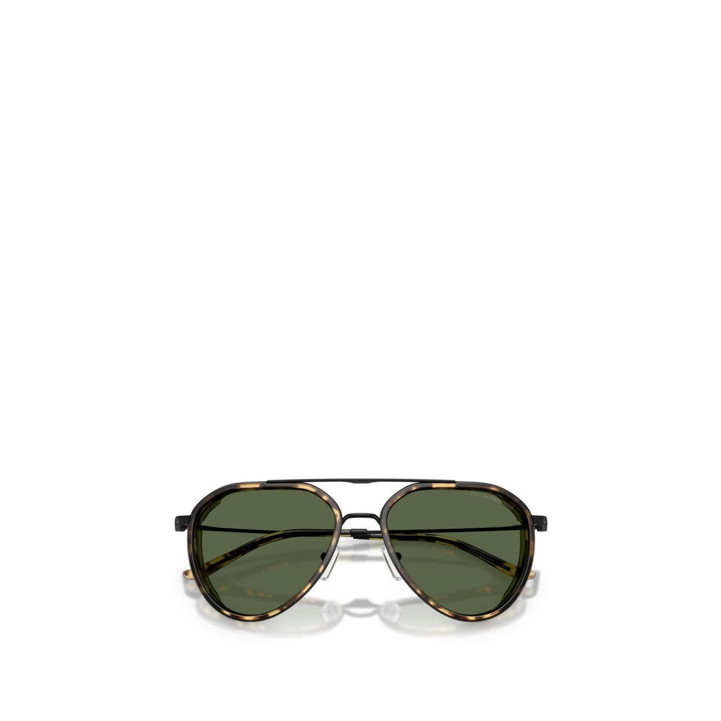 Emporio Armani Occhiali Da Sole Uomo Aviator Metal Nero Protezione UV