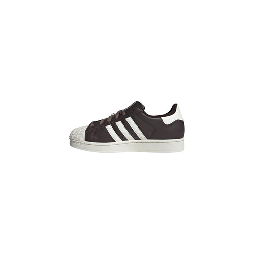 Calzature Sneakers Adidas Originals Adidas Originals Superstar II W Sneakers Donna In Pelle Marrone Con Lacci Primavera Estate Made In ID