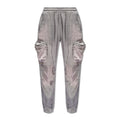 Diesel Pantaloni Donna Argento Primavera Estate In Poliestere