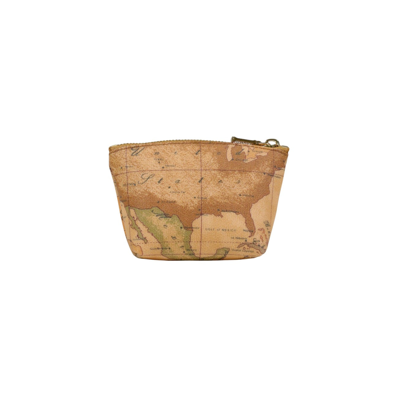 Alviero Martini Prima Classe Borsa Donna Beige Piccola Con Chiusura Zip In Pelle Cotone Poliestere