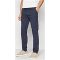 Lyle And Scott Pantaloni Uomo Cotone Elasticizzato Blu Autunno Inverno