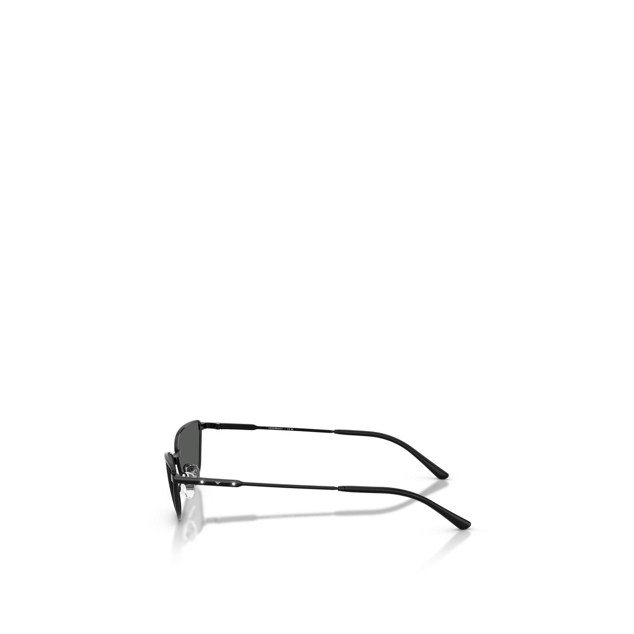 Emporio Armani Occhiali Da Sole Donna Cat Eye Metallo Nero Protezione UV