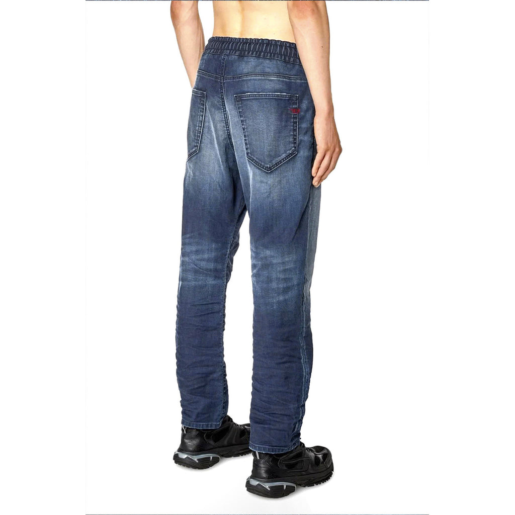 Diesel Jeans Uomo Blu Effetto Consumato Made In Italia Primavera Estate