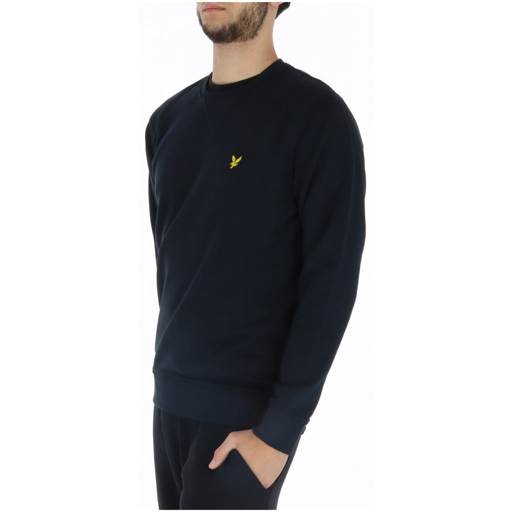 Lyle And Scott Felpa Uomo Girocollo Cotone 100 Blu Autunno Inverno