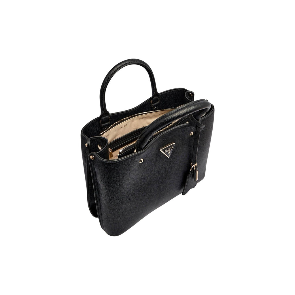Guess Borsa Donna Meridian II Girlfriend Satchel Nero 32x24x10 Cm