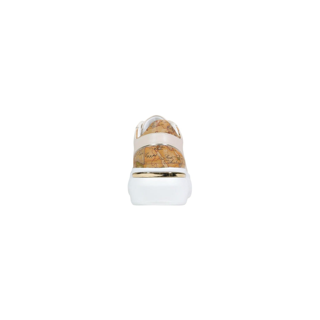 Alviero Martini Prima Classe Sneakers Donna Plateau Beige Poliuretano