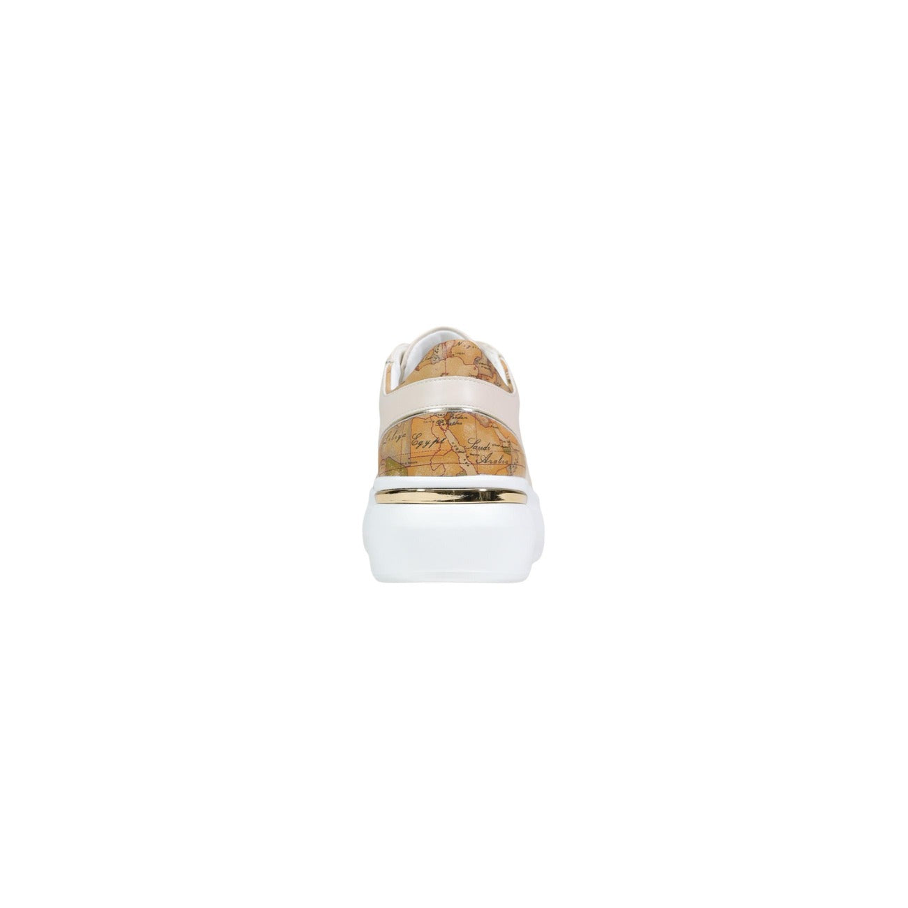 Alviero Martini Prima Classe Sneakers Donna Plateau Beige Poliuretano