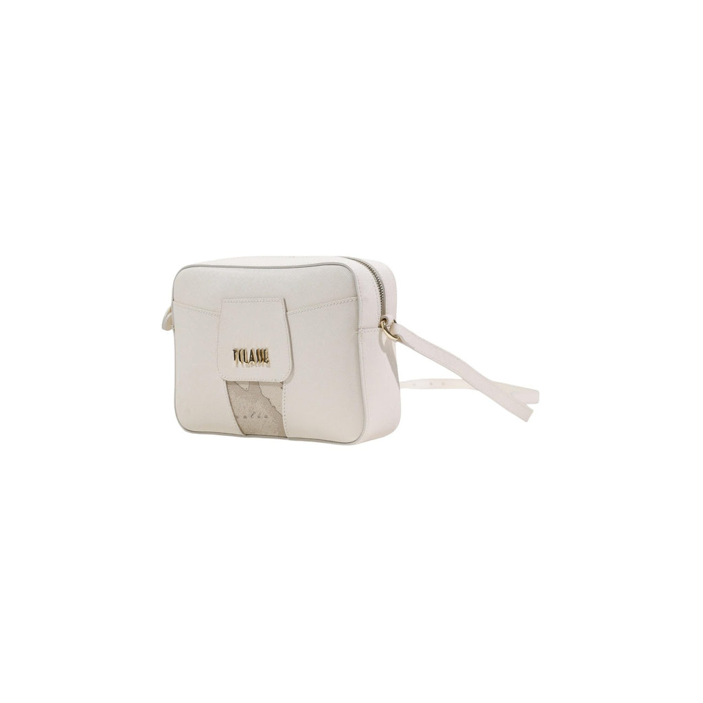 Alviero Martini Prima Classe Borsa Donna Stampa Geo Bianco 15x21x6