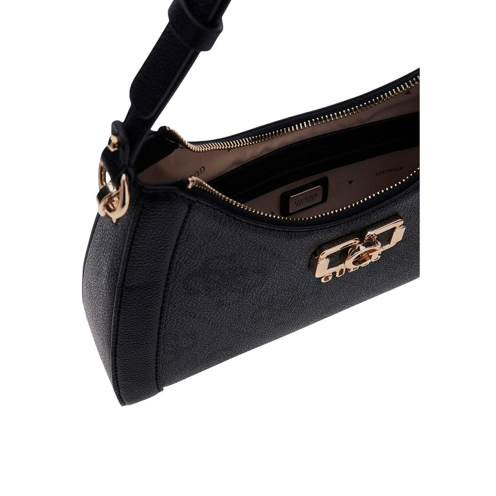 Guess Borsa Donna A Mano Grigia 26x19x5 In Poliuretano Primavera