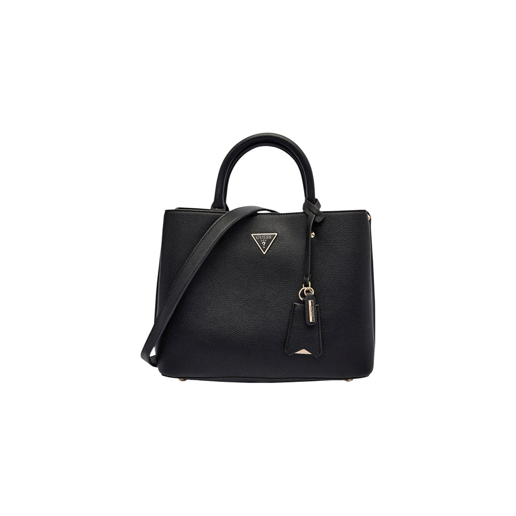 Guess Borsa Donna Meridian II Girlfriend Satchel Nero 32x24x10 Cm