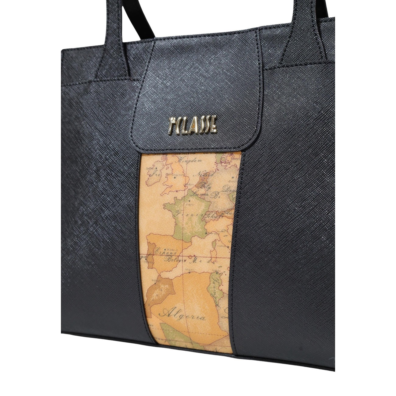 Alviero Martini Prima Classe Borsa Donna Nero Stampa 39x25x13