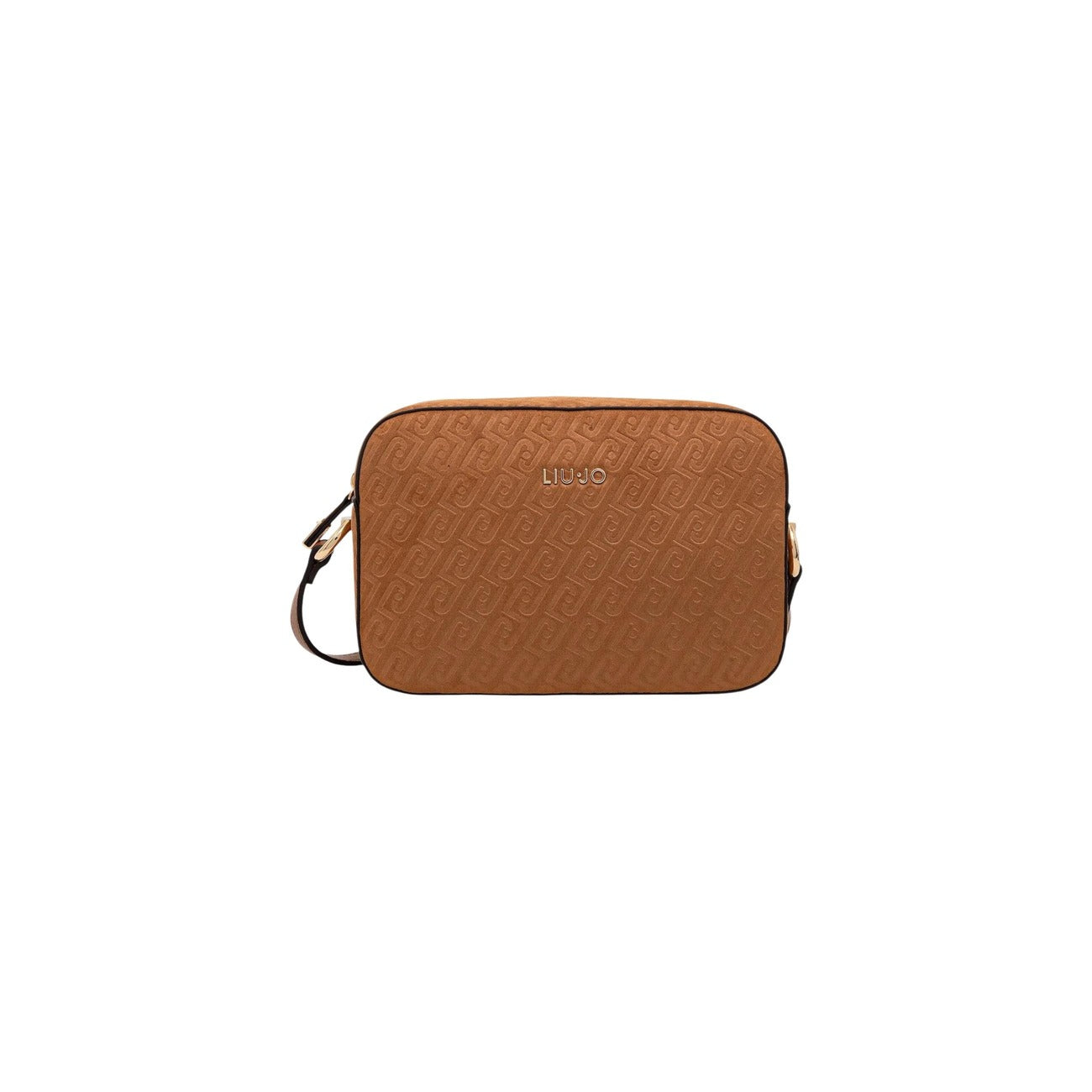 Liu Jo Borsa Tracolla Donna Marrone 24x15x7 Zip Poliestere