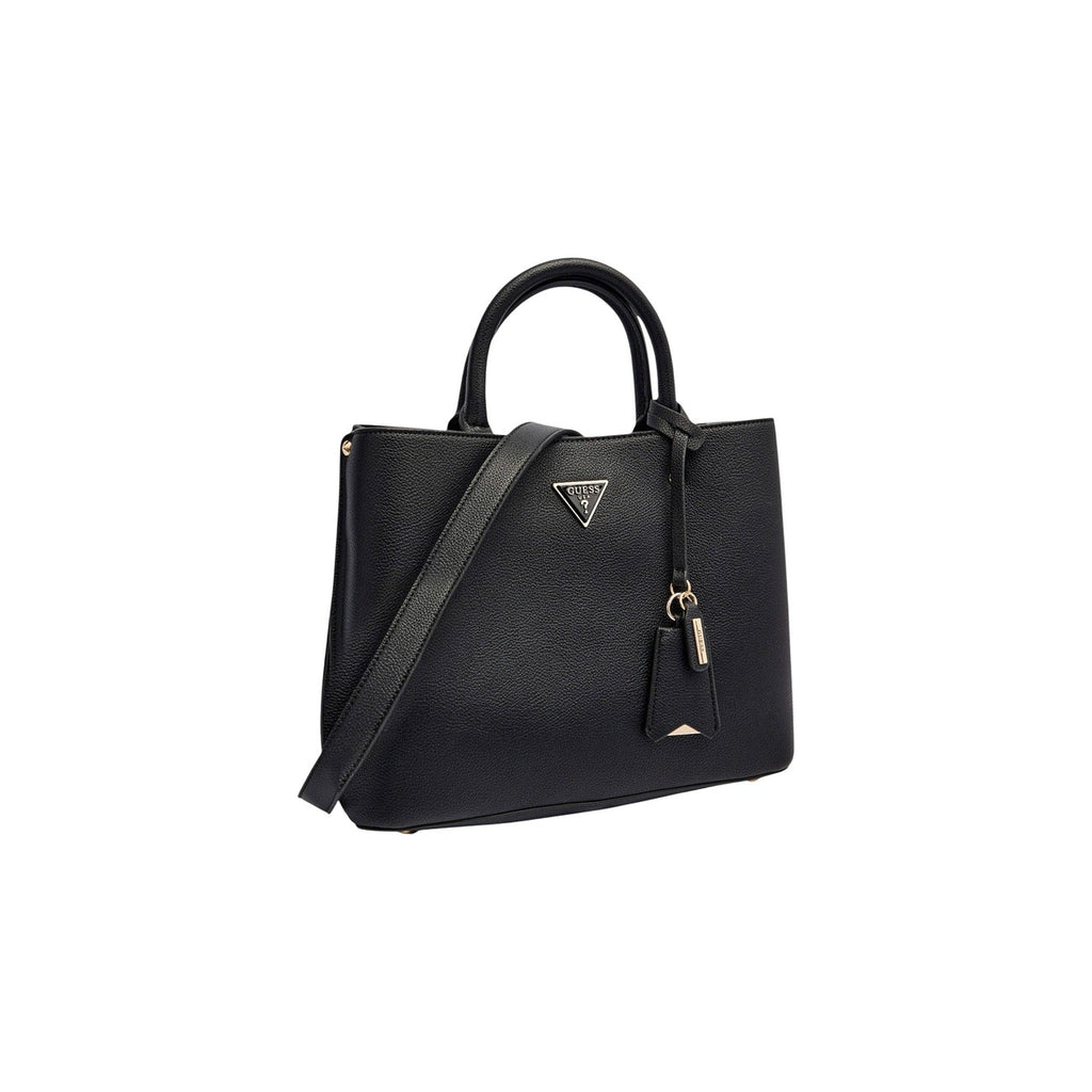 Guess Borsa Donna Meridian II Girlfriend Satchel Nero 32x24x10 Cm