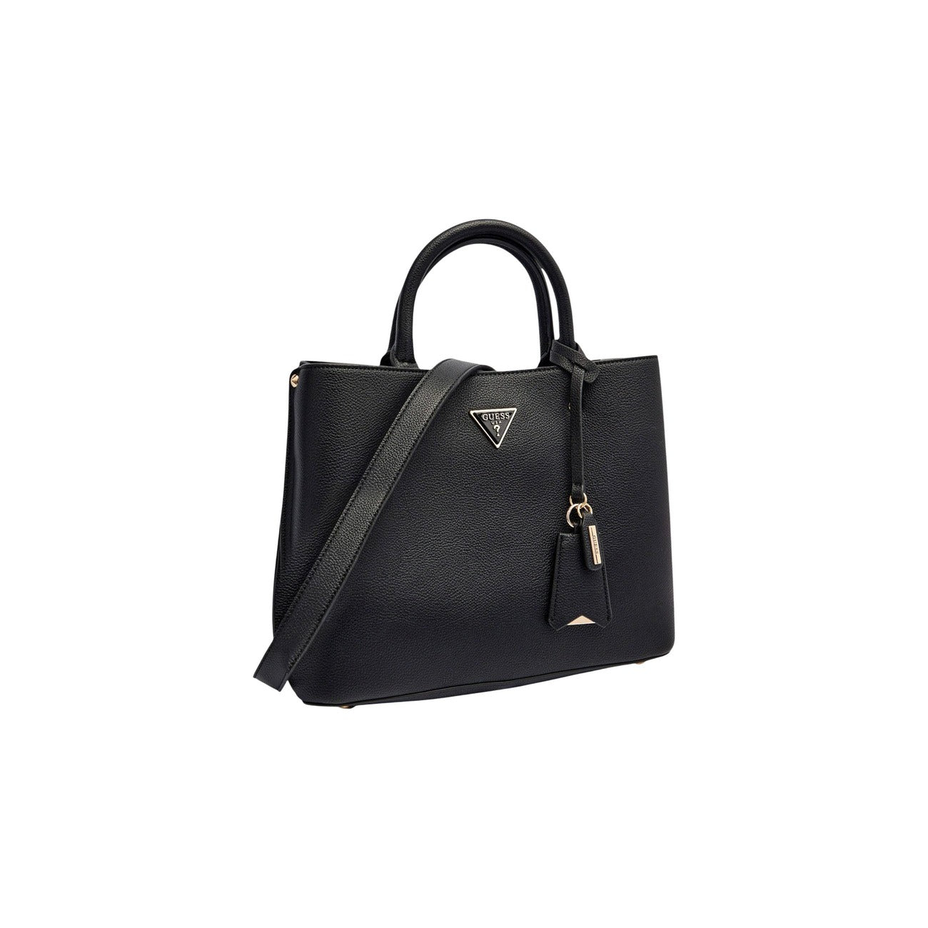 Guess Borsa Donna Meridian II Girlfriend Satchel Nero 32x24x10 Cm