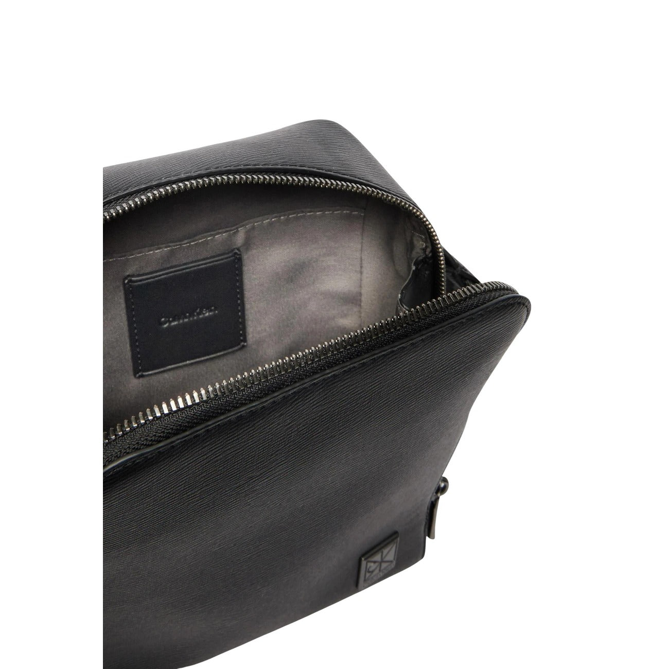 Calvin Klein Borsa Tracolla Uomo Nero 17x21x7 Cm Con Cerniera Tasca Interna Primavera Estate Elegante