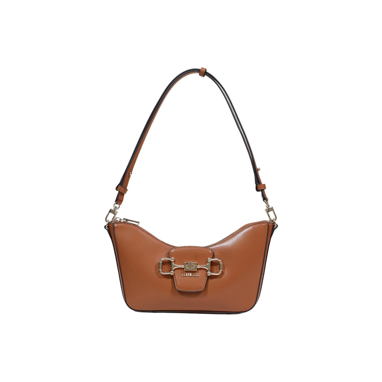 Guess Borsa Donna A Mano Marrone 28x16x5 Cm Con Cerniera