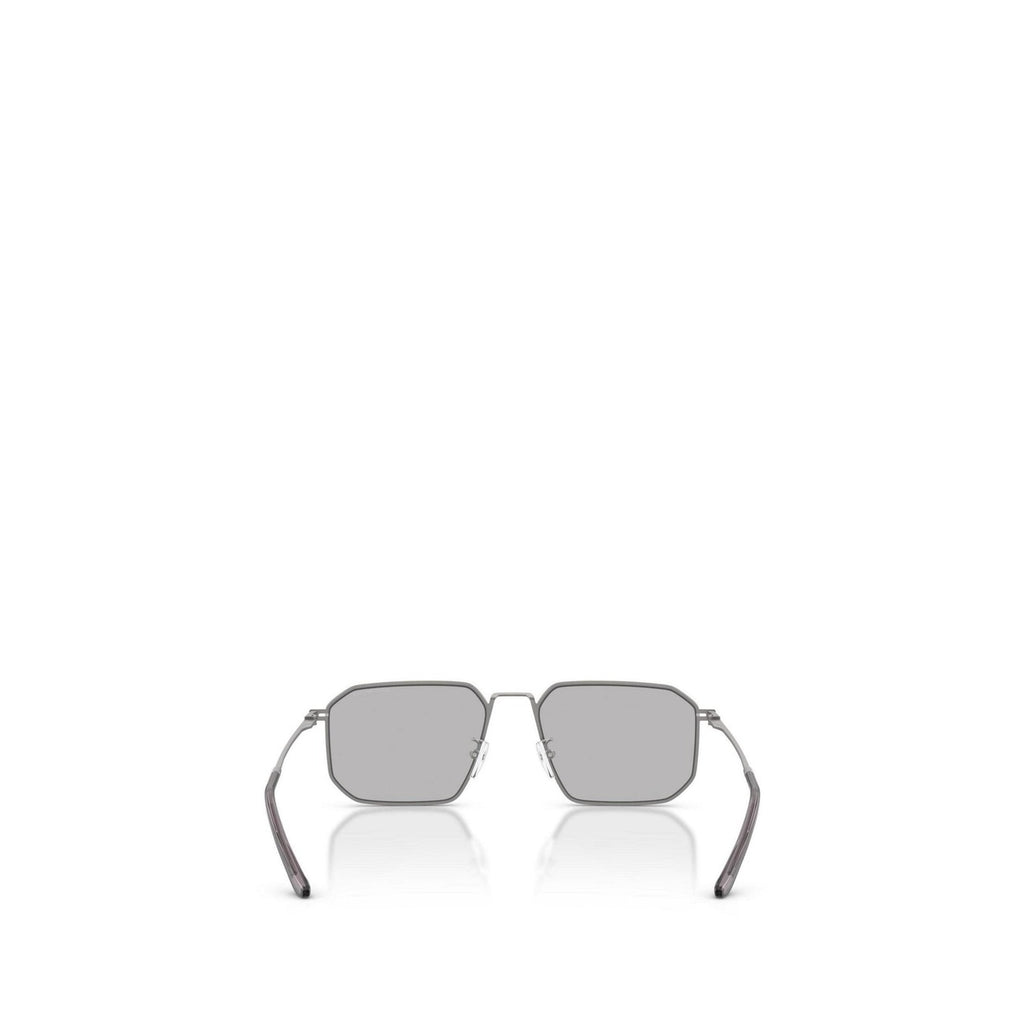 Emporio Armani Occhiali Da Sole Uomo Grigio Metallo Design Irregolare