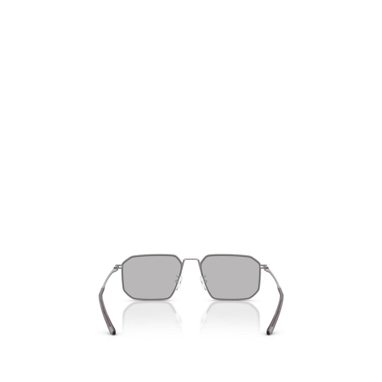 Emporio Armani Occhiali Da Sole Uomo Grigio Metallo Design Irregolare