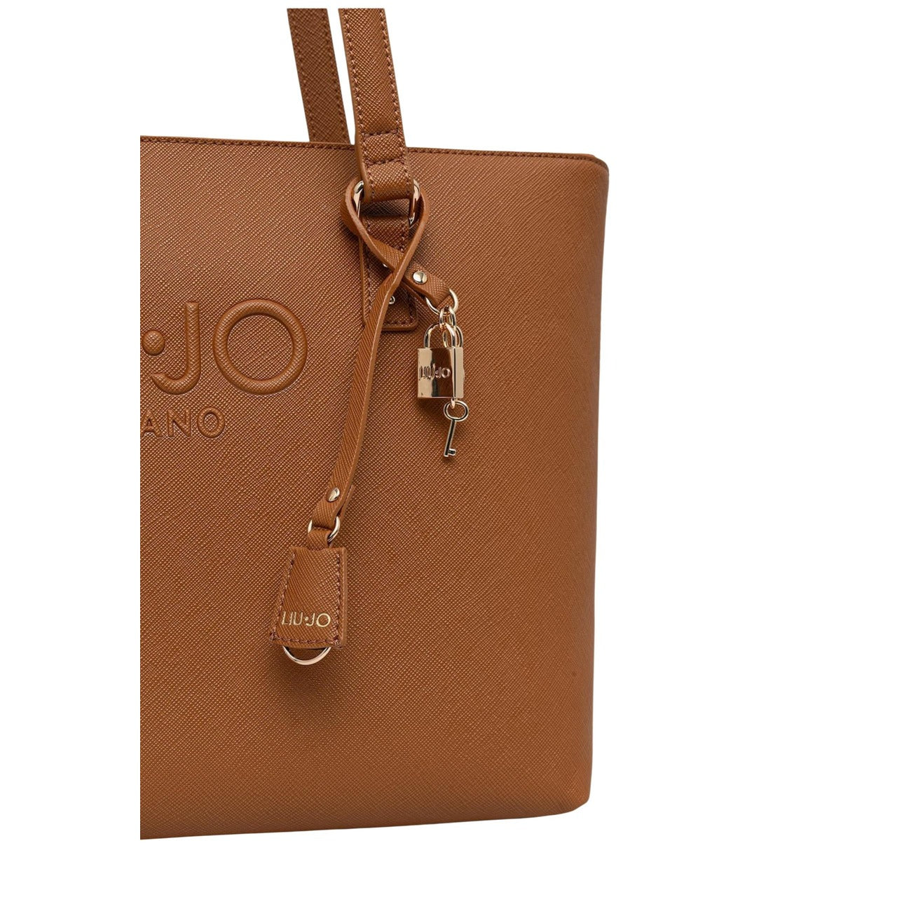 Liu Jo Borsa Donna A Mano Cammello 40x27x14 Pelle Sintetica