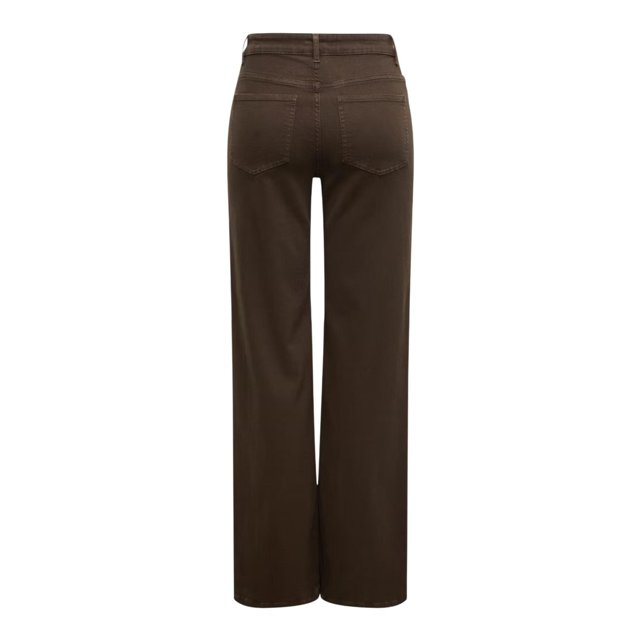 Jeans Donna Only Madison Blush Vita Alta Wide Marrone 99 Cotone