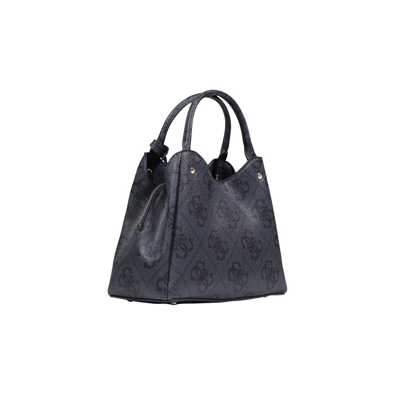 Guess Borsa Donna Grigia A Mano Con Tracolla Stampa 26x20x12 cm