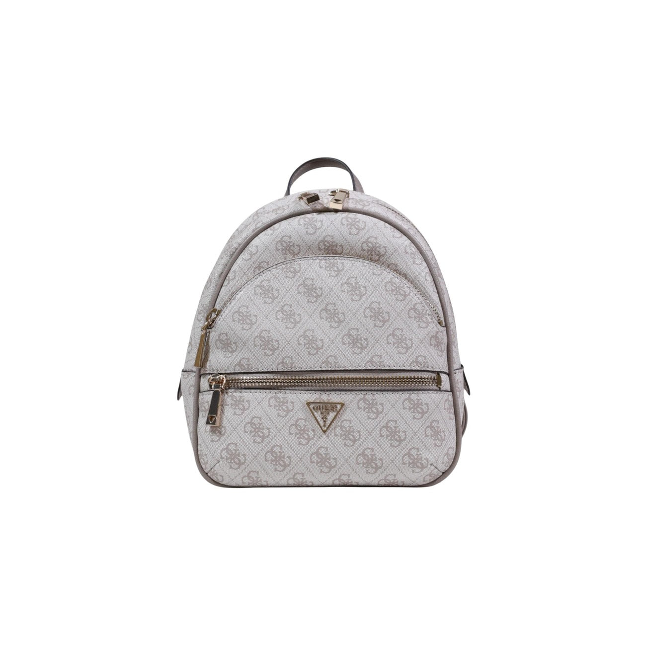 Guess Borsa Donna Zainetto Grigio Stampa Con Cerniera 23x25x11
