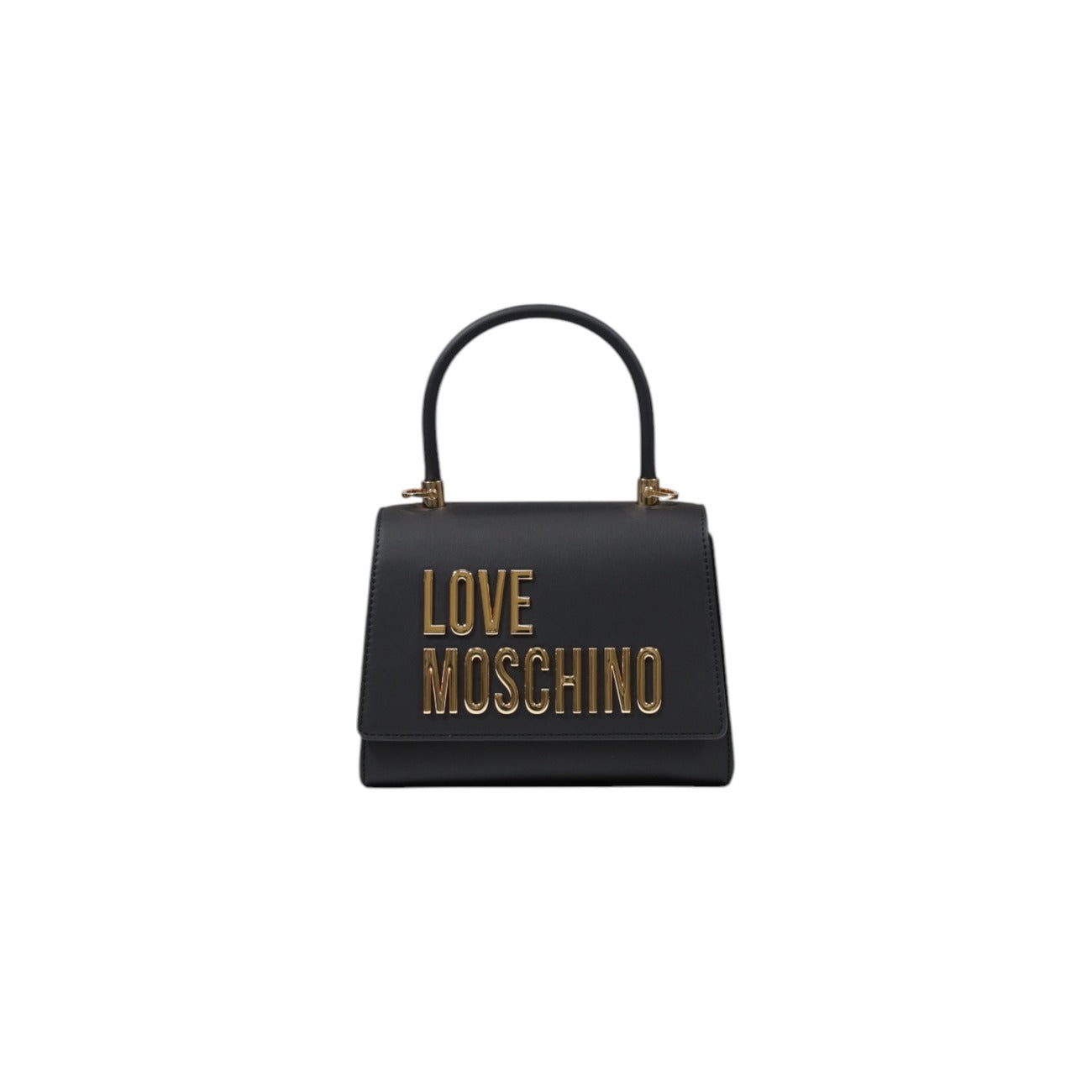 Love Moschino Borsa Donna Nero A Mano Con Tracolla 20x16x10 cm