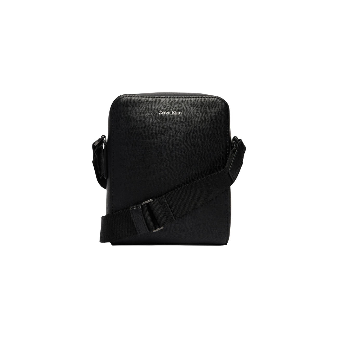 Calvin Klein Borsa Tracolla Uomo Nero 17x21x7 Cm Con Cerniera Tasca Interna Primavera Estate Elegante