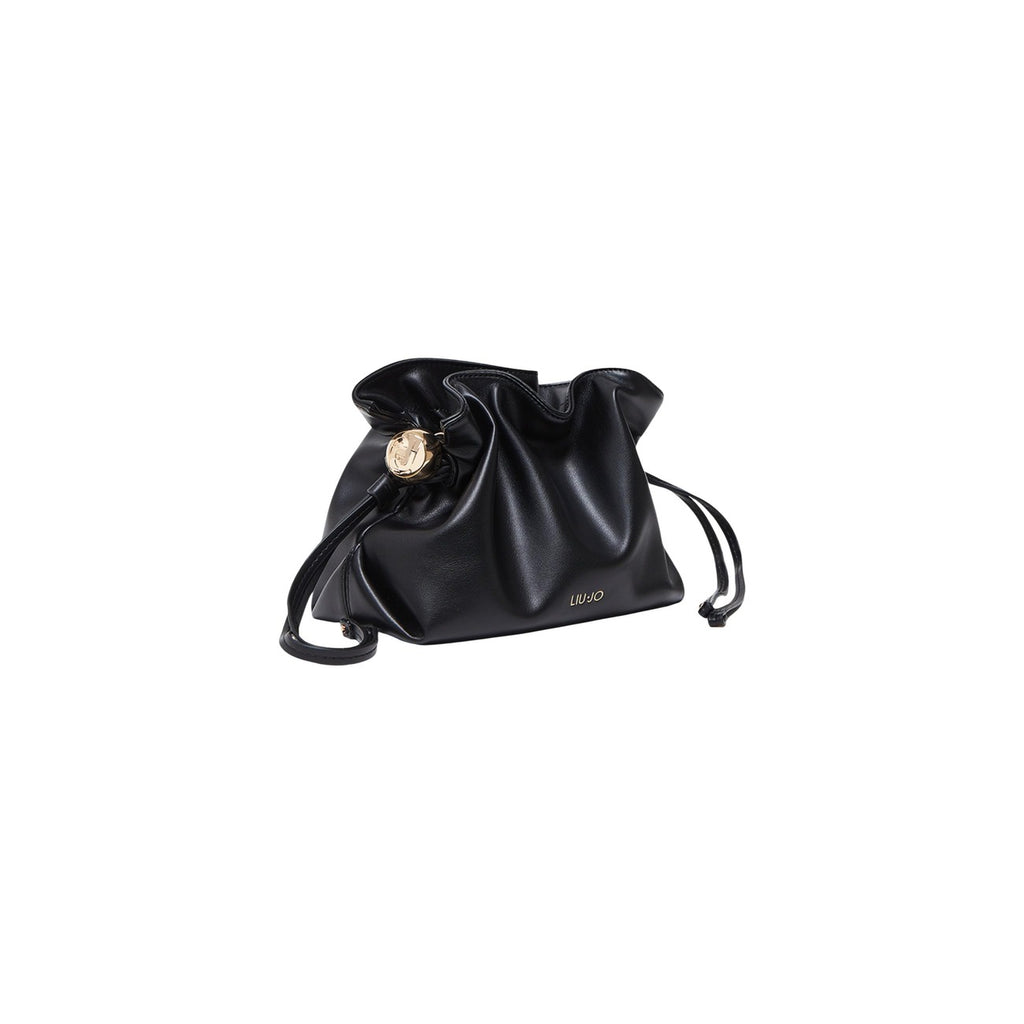 Liu Jo Borsa Donna Nero A Mano E A Tracolla Piccola 24x19x9