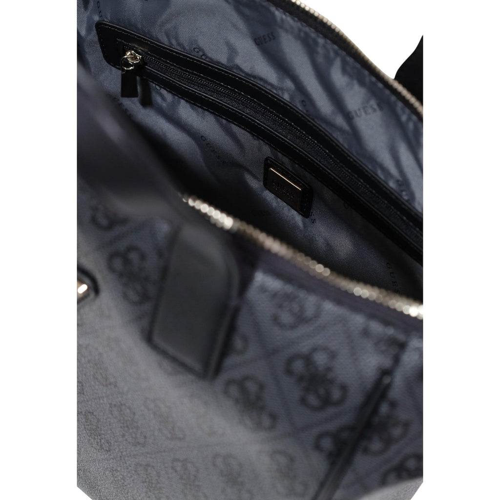 Guess Borsa Donna Grigio Con Tracolla E Cerniera 33x22x13 Cm