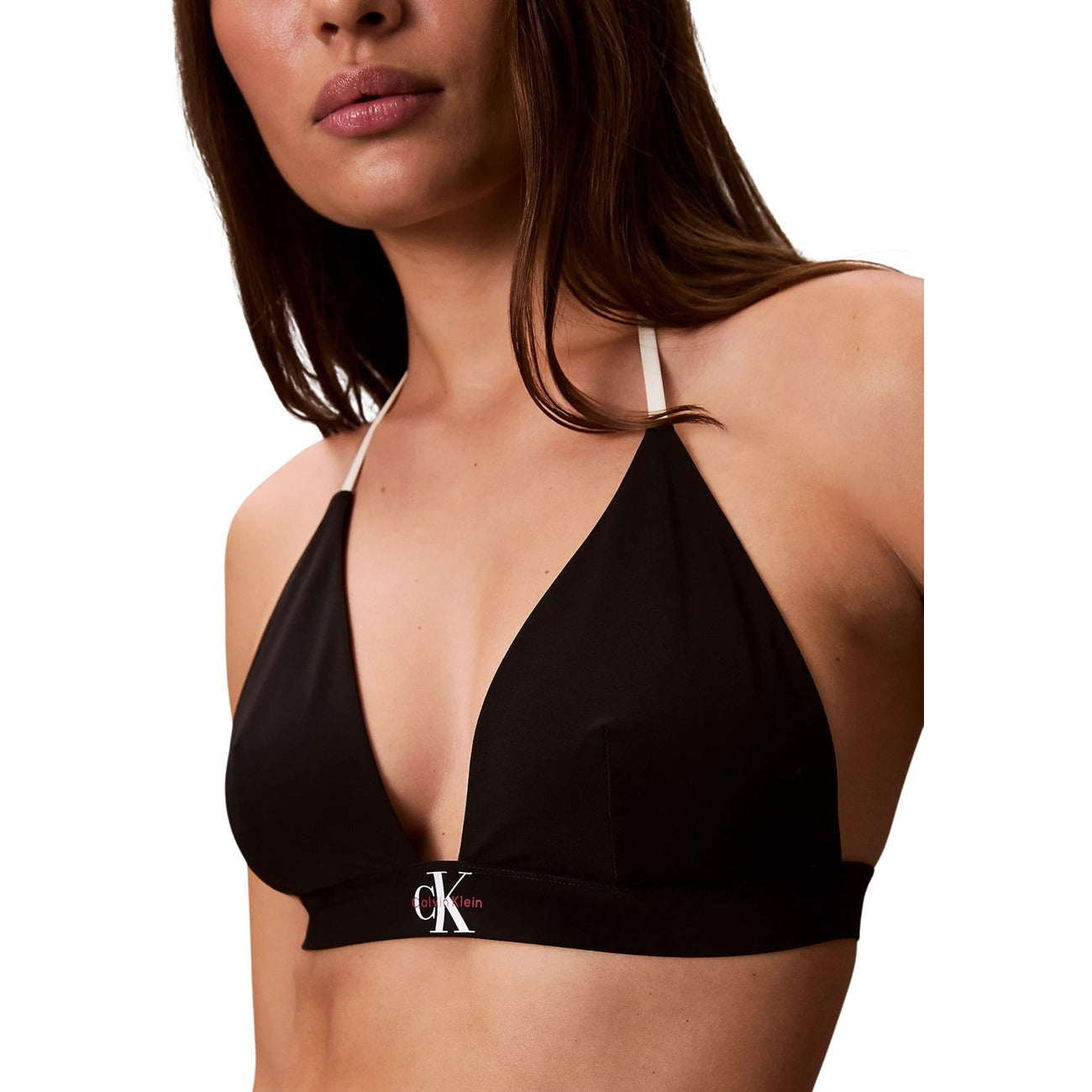 Calvin Klein Jeans Costume Donna Triangle Rosa Primavera Estate