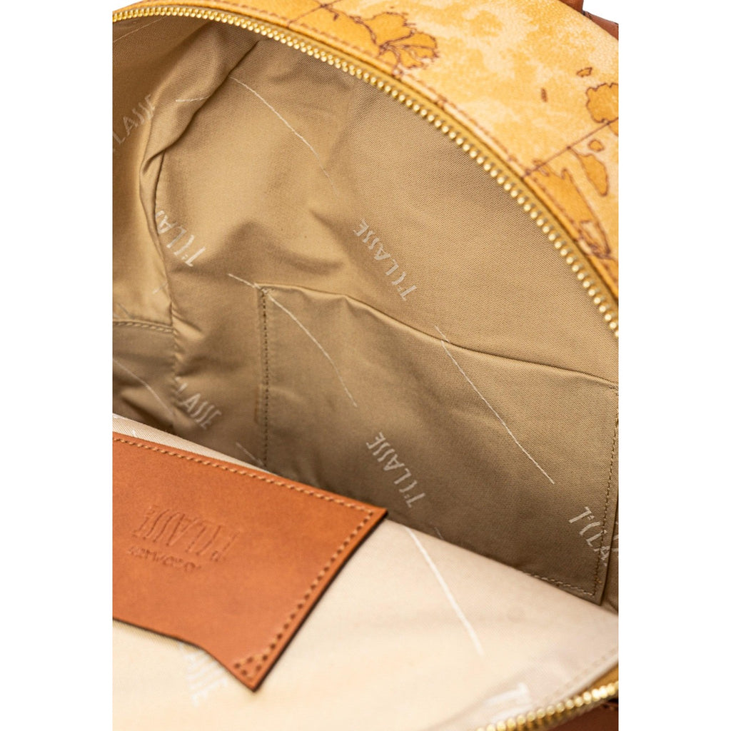 Alviero Martini Prima Classe Borsa Donna In Pelle Beige Made In Italy Autunno Inverno Elegante