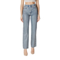 Only Jeans Donna Azzurri Con Strass Vita Alta Zip E Bottone Primavera