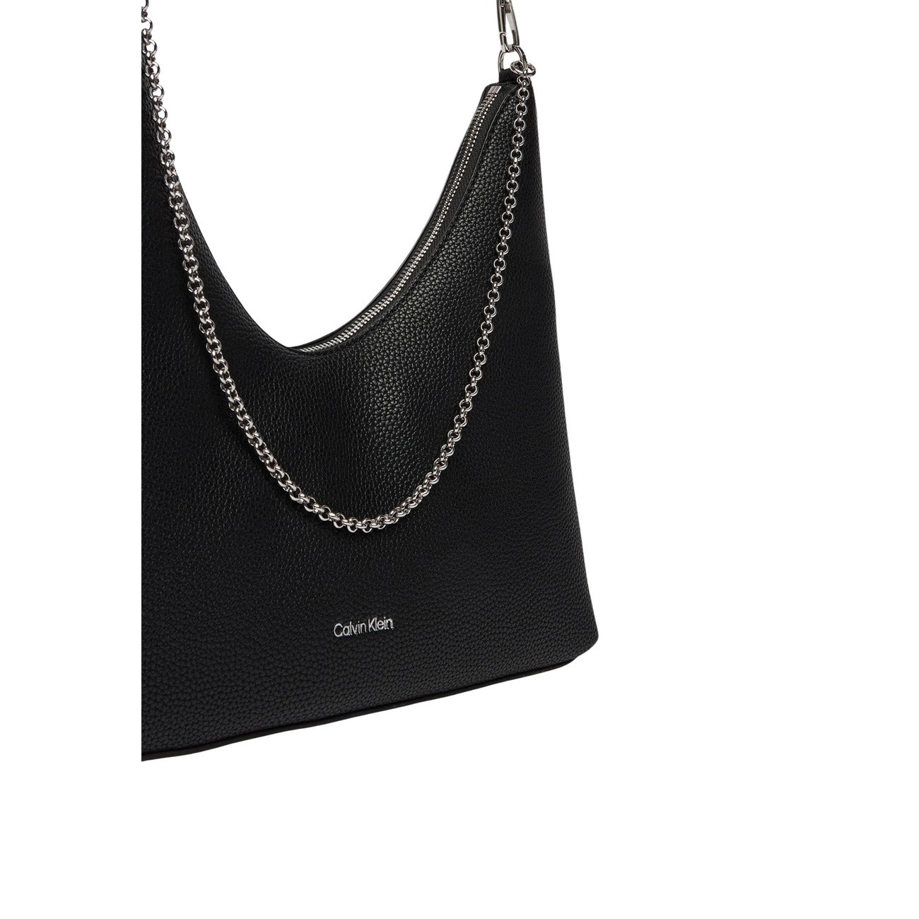 Calvin Klein Borsa Donna Nera A Mano Con Cerniera Tasche Interne 34x29x12 Primavera Estate Elegante
