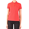 Emporio Armani Polo Donna Rosso In Cotone 100 Per Cento Maniche Corte