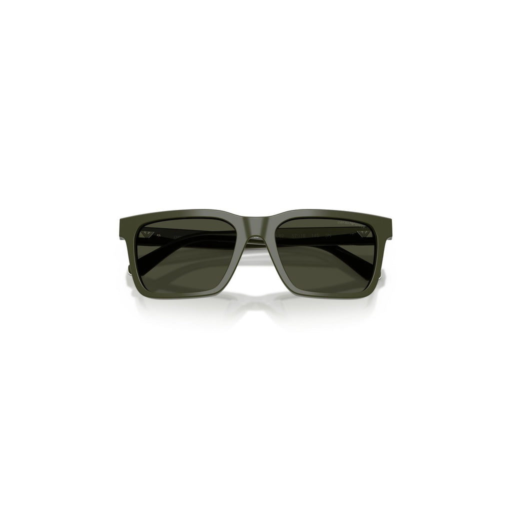Emporio Armani Occhiali Da Sole Uomo Quadrati Verde Acetato Made In Italy