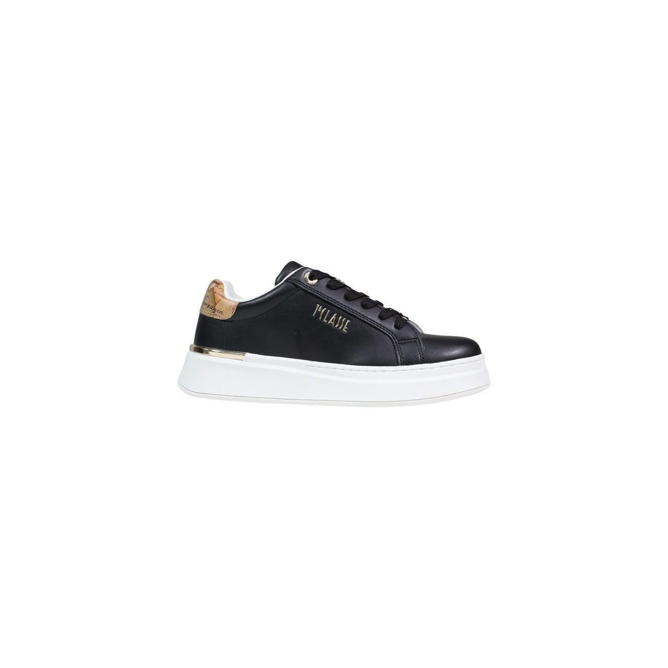 Alviero Martini Prima Classe Sneakers Donna Platform Nero In Poliuretano
