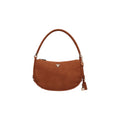 Guess Borsa Donna Danya Hobo Marrone Con Zip Tasche Interne