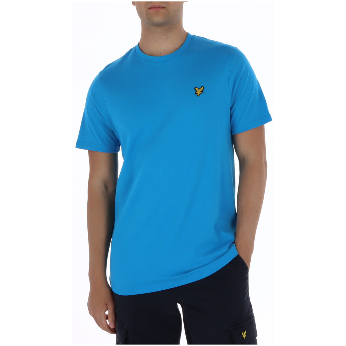 Abbigliamento T-shirt Lyle & Scott Lyle E Scott T Shirt Uomo Rosa Girocollo Cotone Puro Maniche Corte Estate