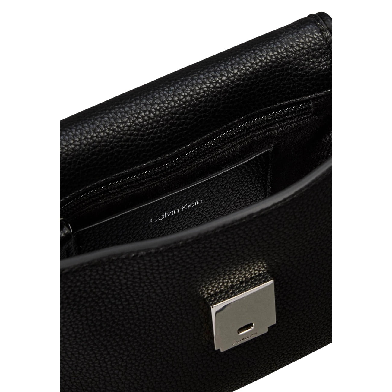 Calvin Klein Borsa Donna Nero A Mano Con Tracolla Primavera Estate Piccola Elegante Con Tasca Interna