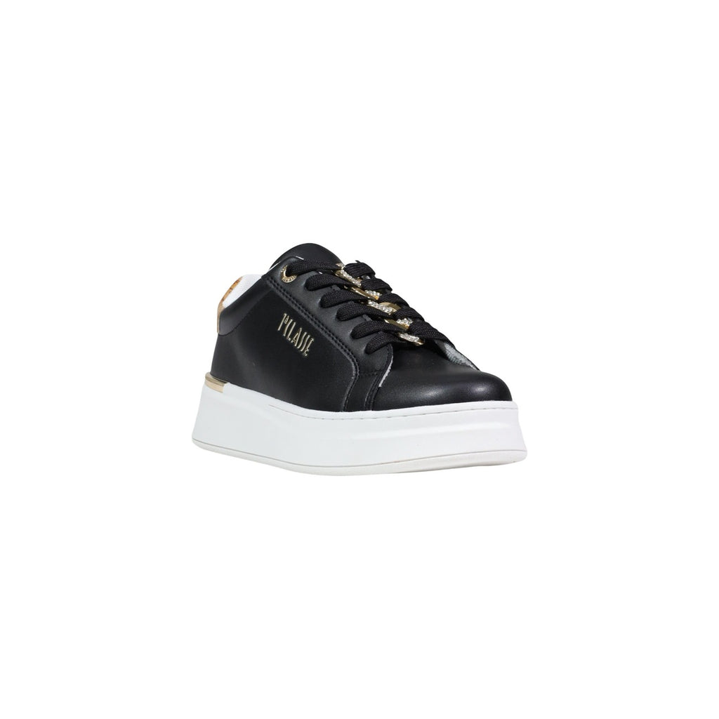 Alviero Martini Prima Classe Sneakers Donna Platform Nero In Poliuretano
