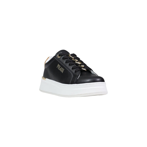 Alviero Martini Prima Classe Sneakers Donna Platform Nero In Poliuretano