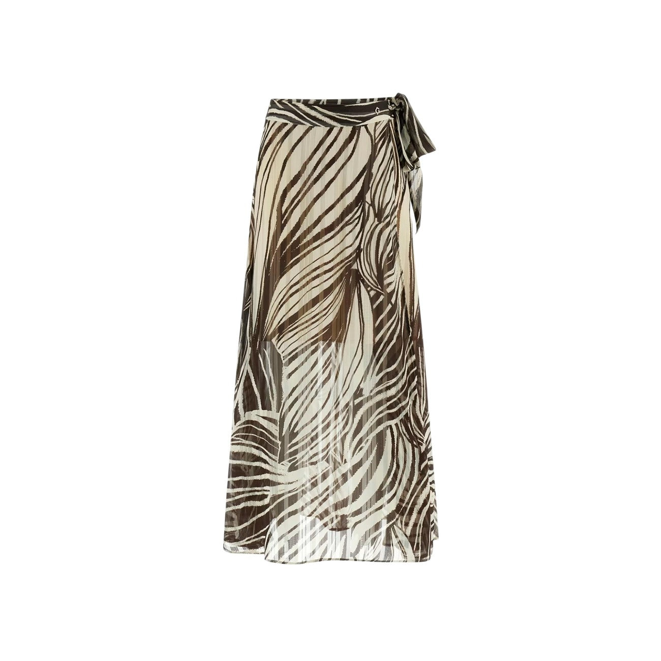 Guess Gonna Donna Stampa Marrone Primavera Estate In Poliestere