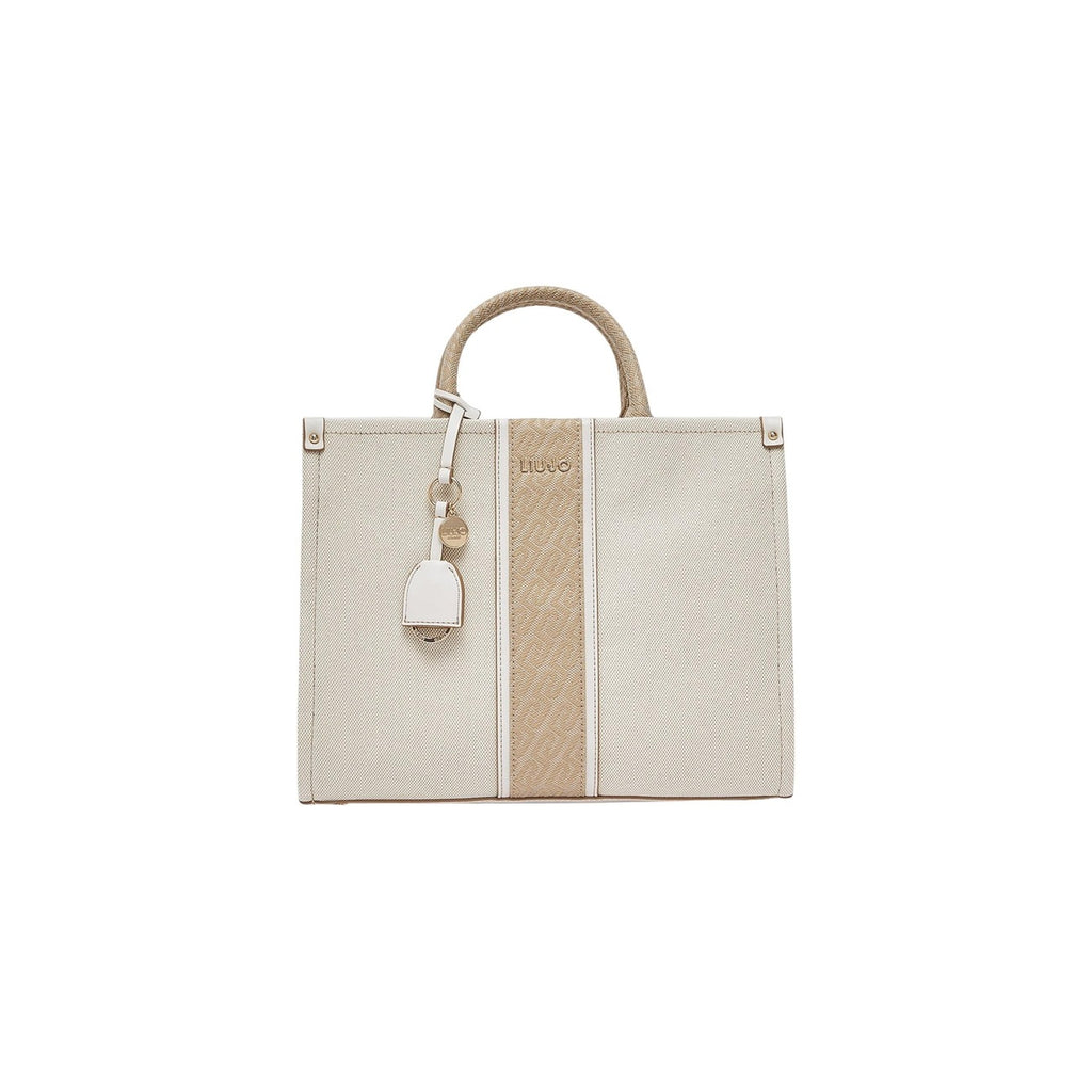 Liu Jo Borsa Donna A Mano Con Tracolla Beige 35x27x13