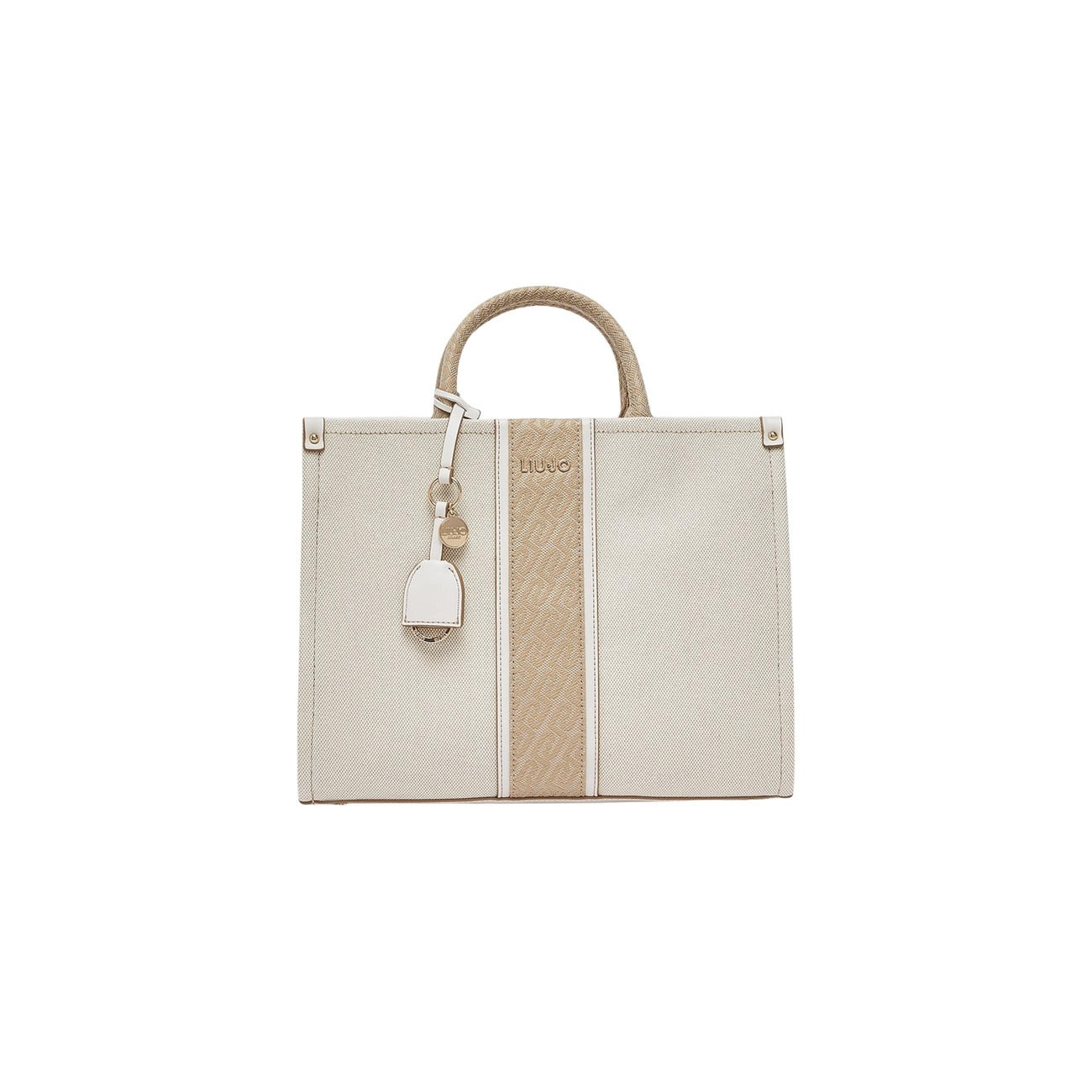 Liu Jo Borsa Donna A Mano Con Tracolla Beige 35x27x13