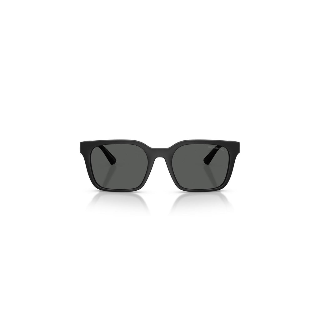 Emporio Armani Occhiali Da Sole Uomo Nero Acetato Quadrato 54 Mm