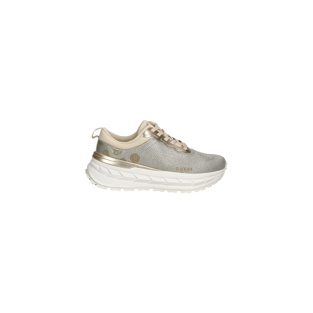 Guess Sneakers Donna Argento Primavera Estate Lacci Scarpe Sportive
